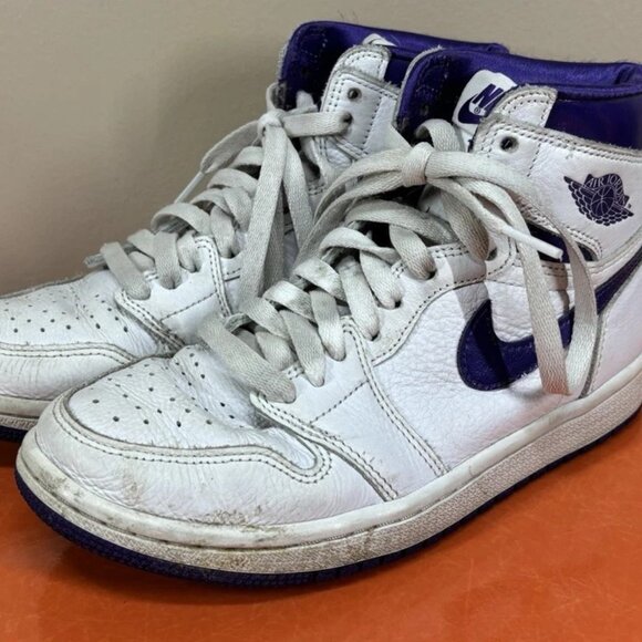 Air Jordan 1 High OG 'Court Purple' Women's US6 CD0461-151 - Picture 3 of 7